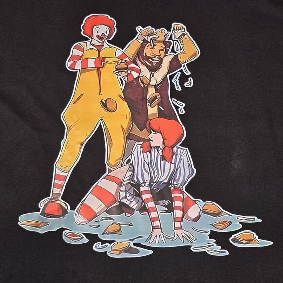 Fast Food Funny T-shirt Men's XL - New Without Tags - Picture 6 of 6